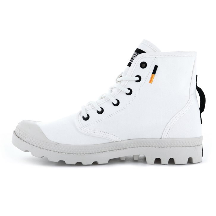 Bottes Palladium Pampa Hi Htg Supply Femme Blanche | FR RBV961J